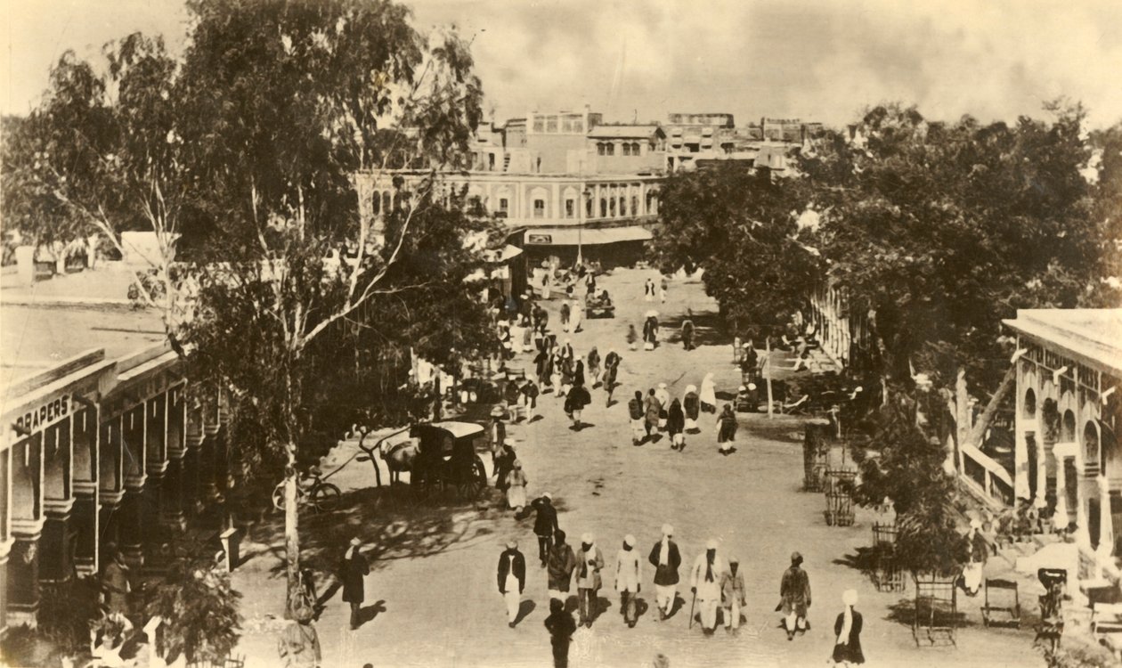 Część Sadar Bazar, Rawalpindi - Zaczerpnięte z Masy Bramy, c1918-c1939. autorstwa Unbekannt