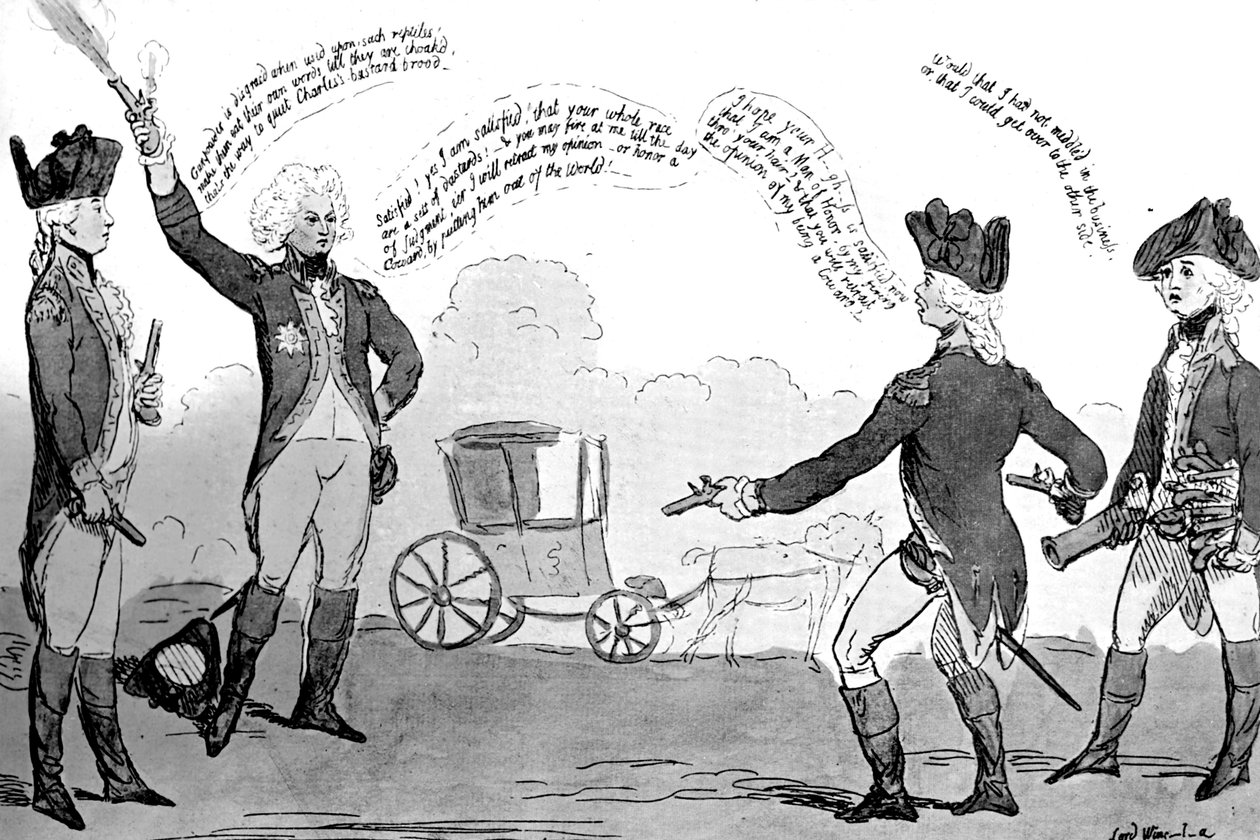 Książę i Poltroon, 1789 autorstwa Unbekannt