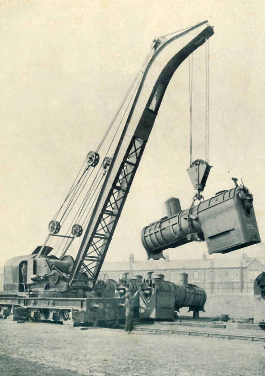 Żuraw kolejowy, 1922. autorstwa Unbekannt