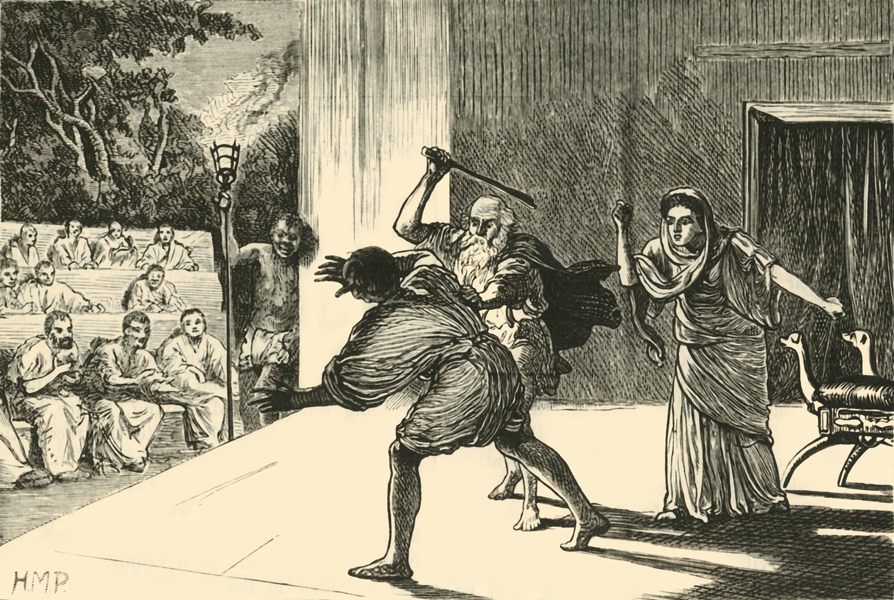 Komedia rzymska, 1890. autorstwa Unbekannt