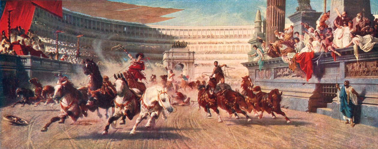 Rzymski wyścig rydwanów, Circus Maximus, XX wiek autorstwa Unbekannt