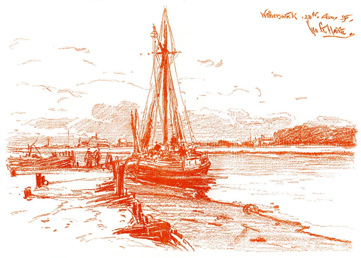 Szkic w Walberswick, 1899 autorstwa Unbekannt