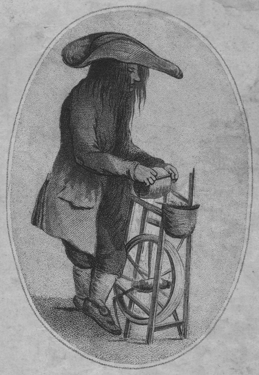 Szkic młynka do noży, 1753 autorstwa Unbekannt