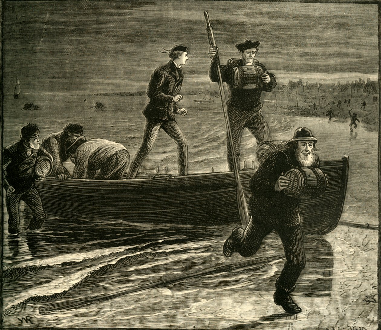 Wyprawa przemytnicza, 1881. autorstwa Unbekannt