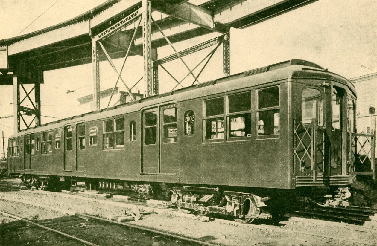 Stalowy wagon, nowojorskie metro i koleje elektryczne, 1930. autorstwa Unbekannt