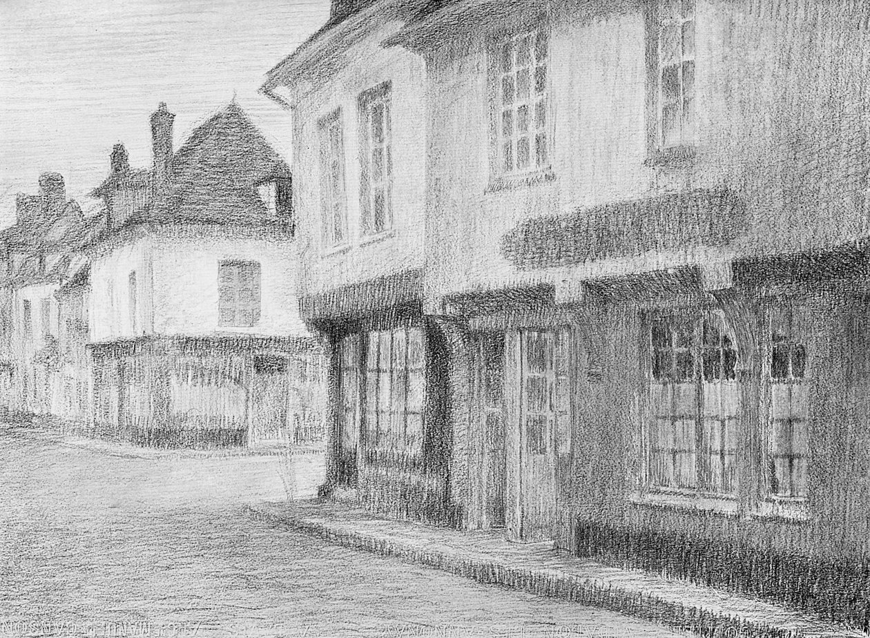 Ulica w Beauvais, 1901 autorstwa Unbekannt