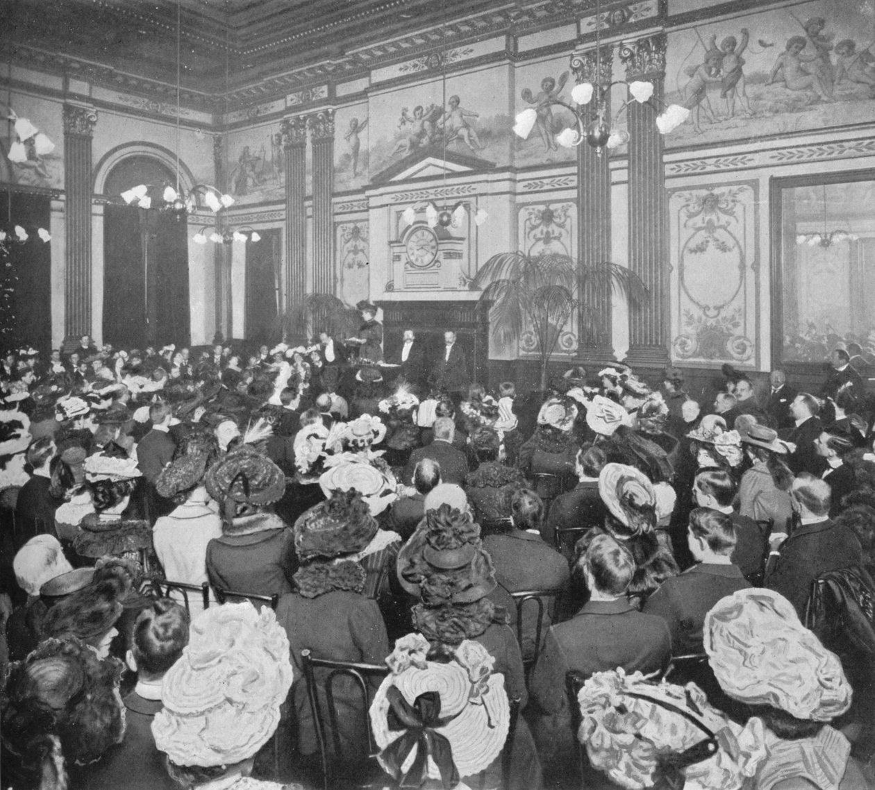 Niedzielna debata wieczorna w Old Playgoers Club, Londyn, ok. 1903 1903 r. autorstwa Unbekannt