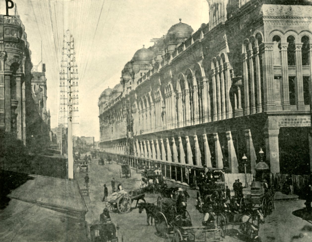 Widok ulicy Sydney, 1901. autorstwa Unbekannt
