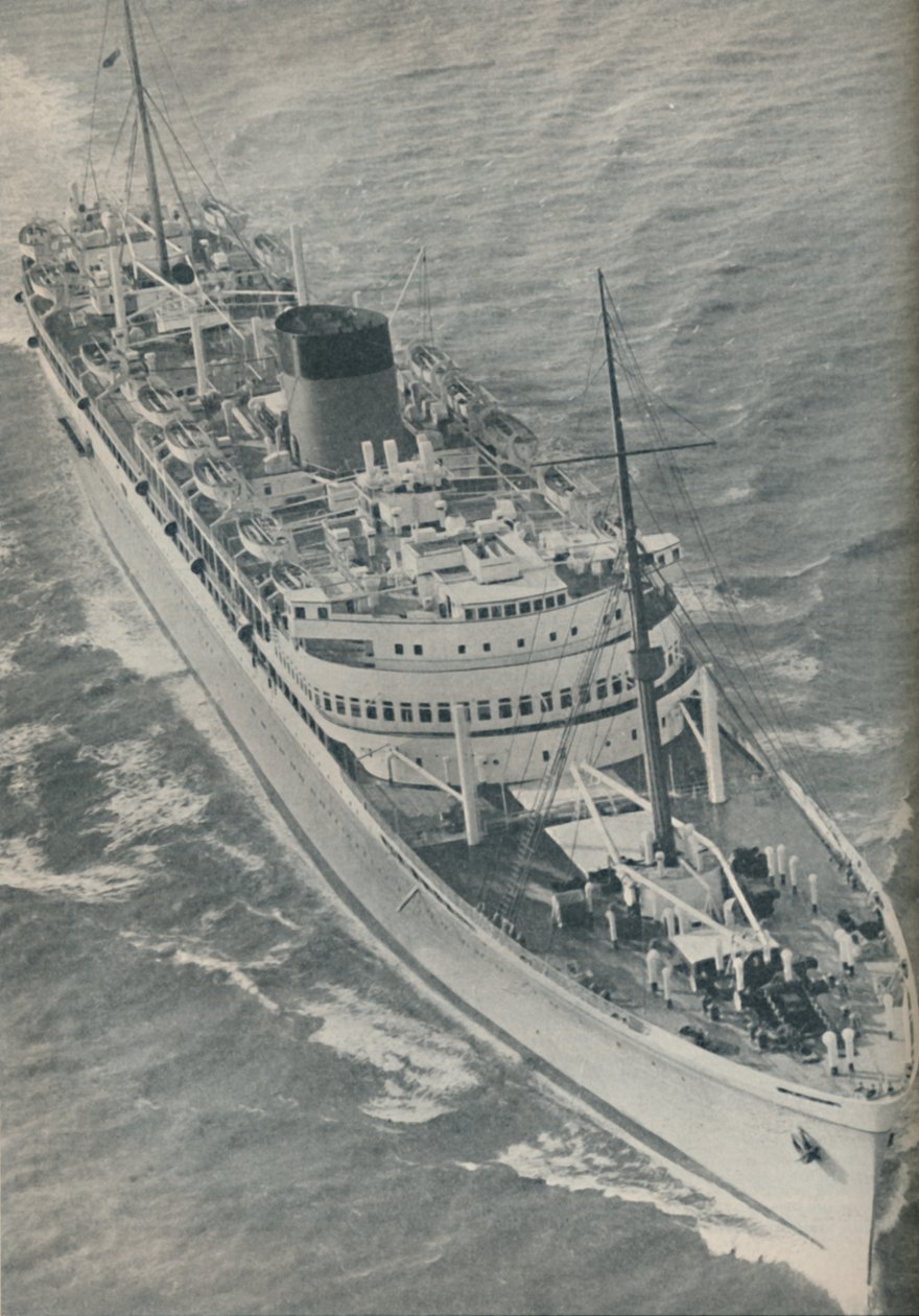 Dwuśrubowy motorowiec, zamek Stirling zbudowany przez Harland and Wolff, 1937 autorstwa Unbekannt