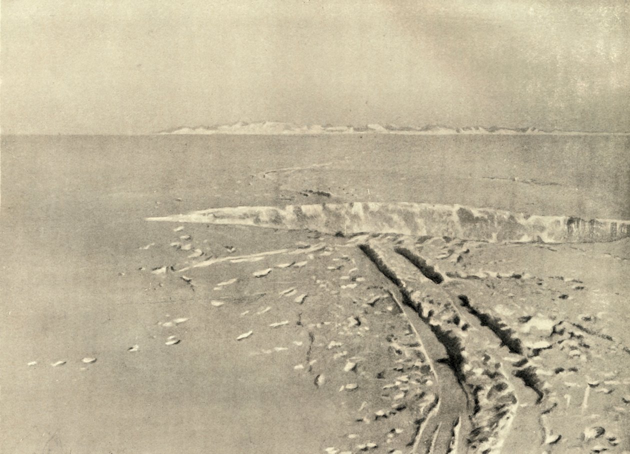 Typowa szczelina na równej powierzchni, c1908, 1909. autorstwa Unbekannt