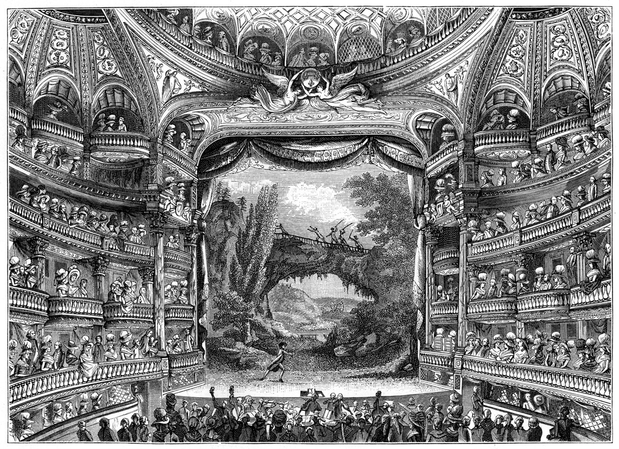 Różnorodność rozrywek, Teatr Francuski, 1789, 1885 autorstwa Unbekannt