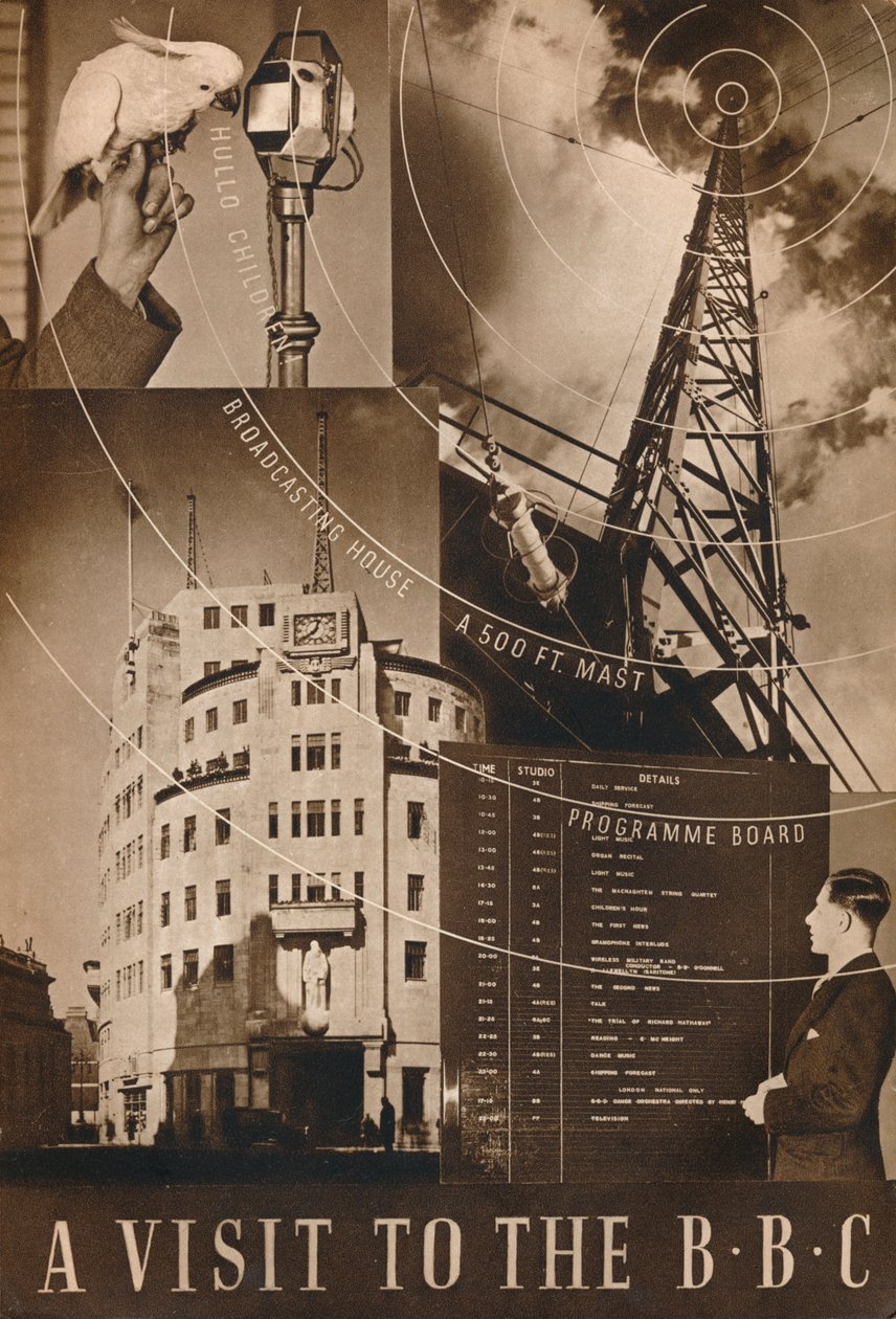 Wizyta w BBC, 1937 autorstwa Unbekannt
