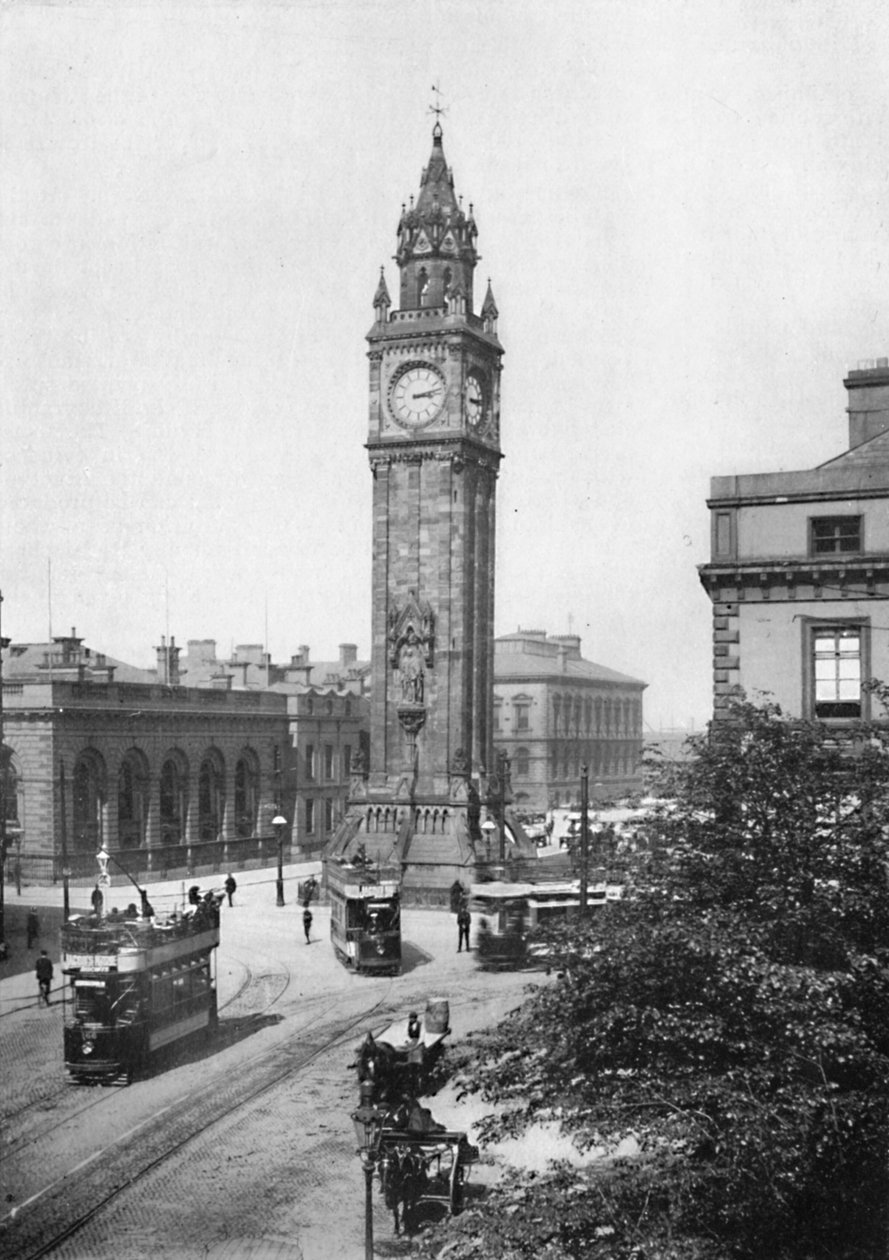 Znany punkt orientacyjny w Belfaście, 1910 autorstwa Unbekannt