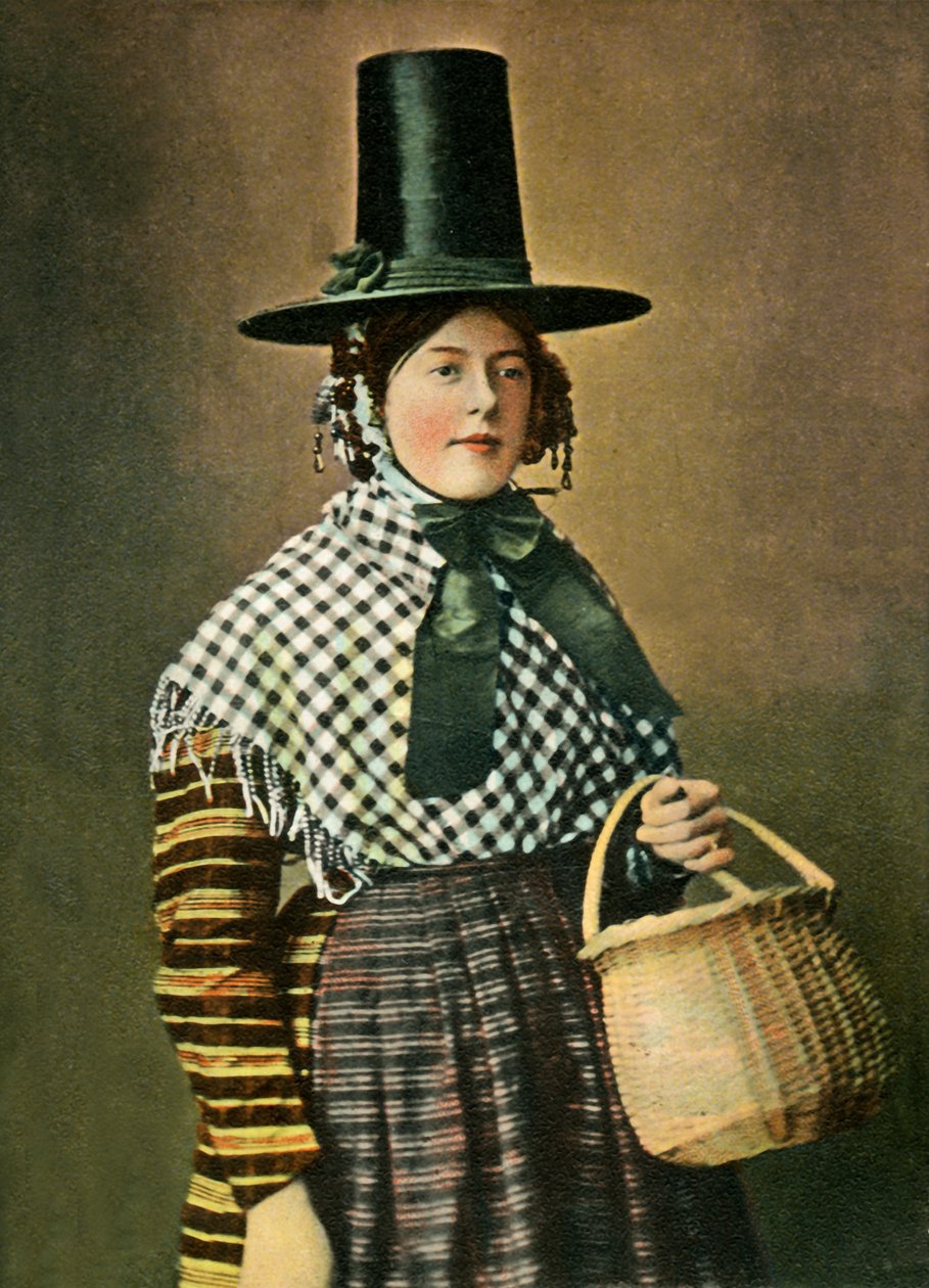 Kostium walijski, ok. 1904. autorstwa Unbekannt