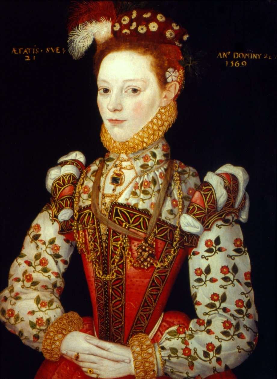 Młoda kobieta, 1569 autorstwa Unbekannt