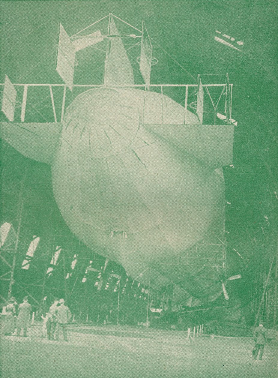 Zeppelin w domu, ok. 1917 1919 autorstwa Unbekannt