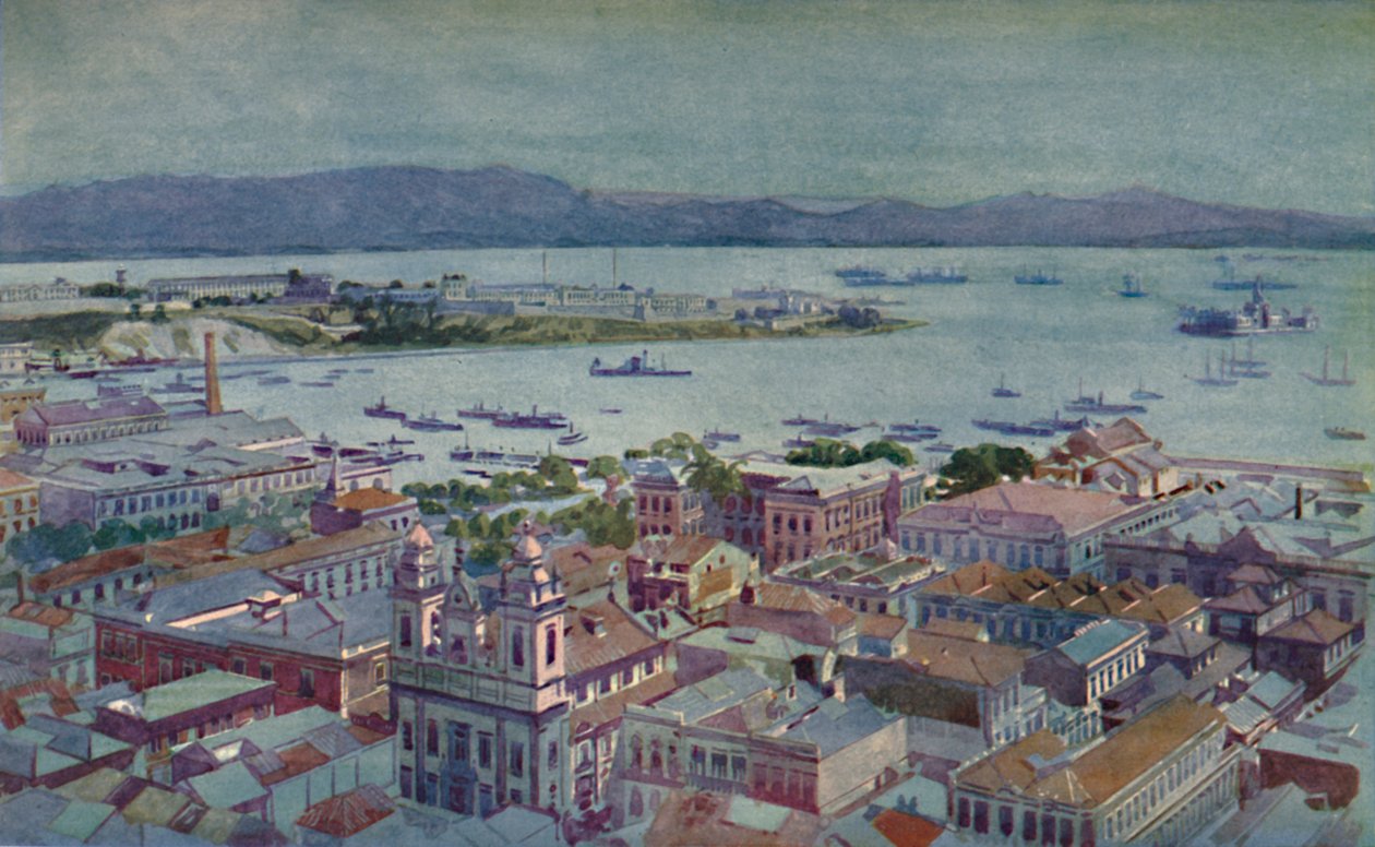 Trochę Rio z Ilha das Cobras i Ilha Fiscal, 1914 autorstwa Unbekannt