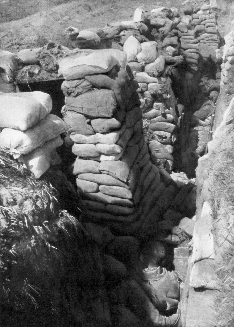 Zdobyty niemiecki system okopów i bunkrów, Souchez, Artois, Francja, 1 czerwca 1915, 1926 autorstwa Unbekannt