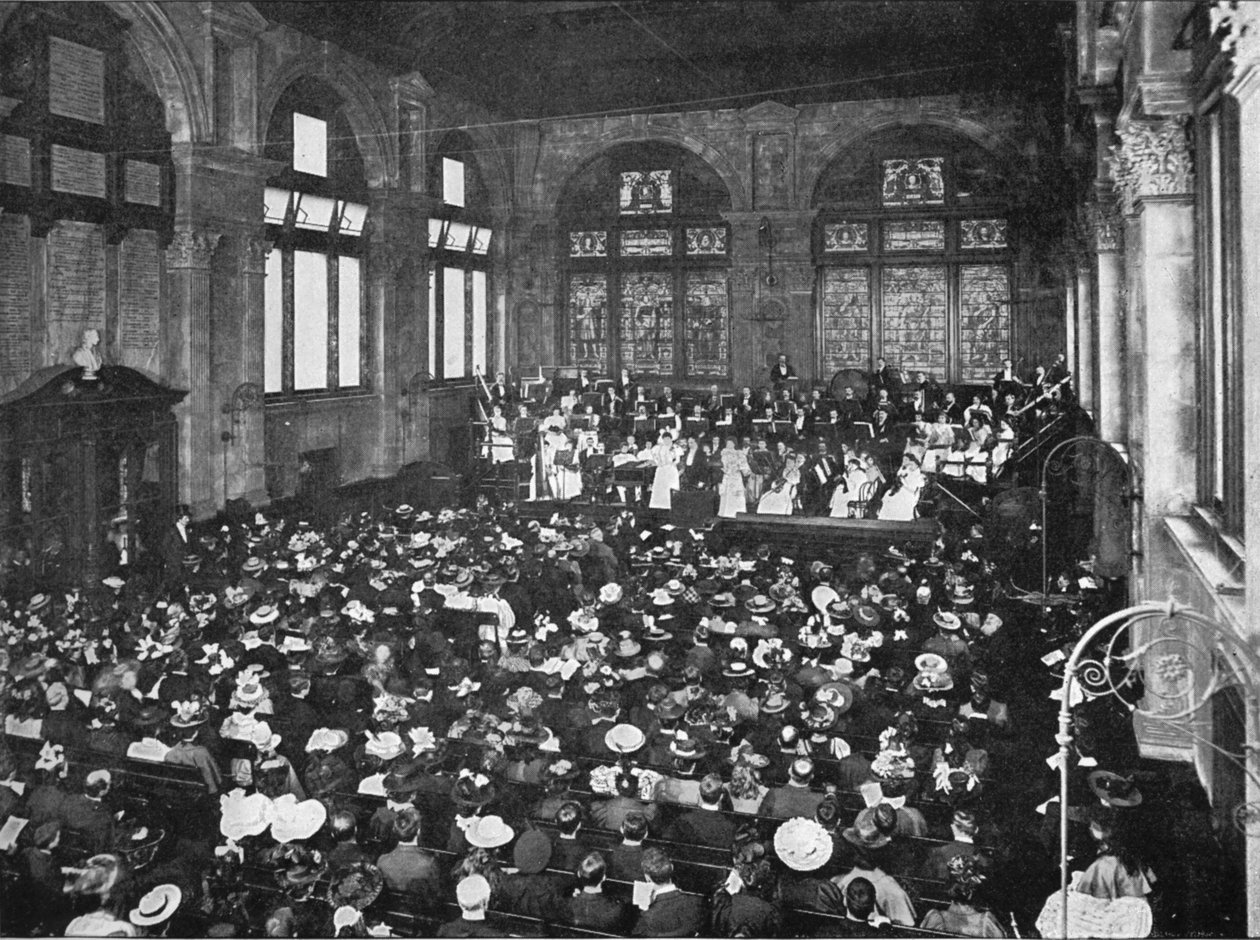 Koncert w Guildhall School of Music, Londyn, c1901 1901 autorstwa Unbekannt