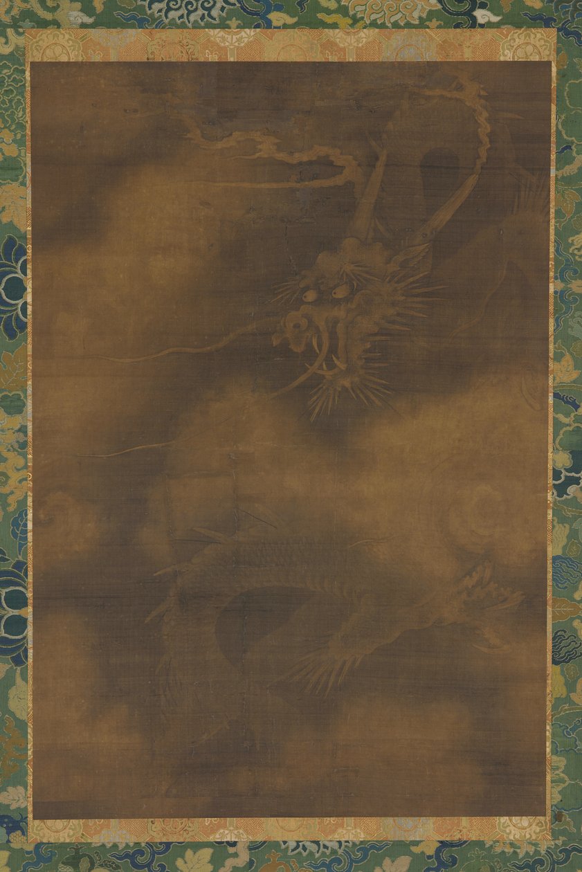 Smok i chmury, dynastia Ming, 1368-1644. autorstwa Unbekannt