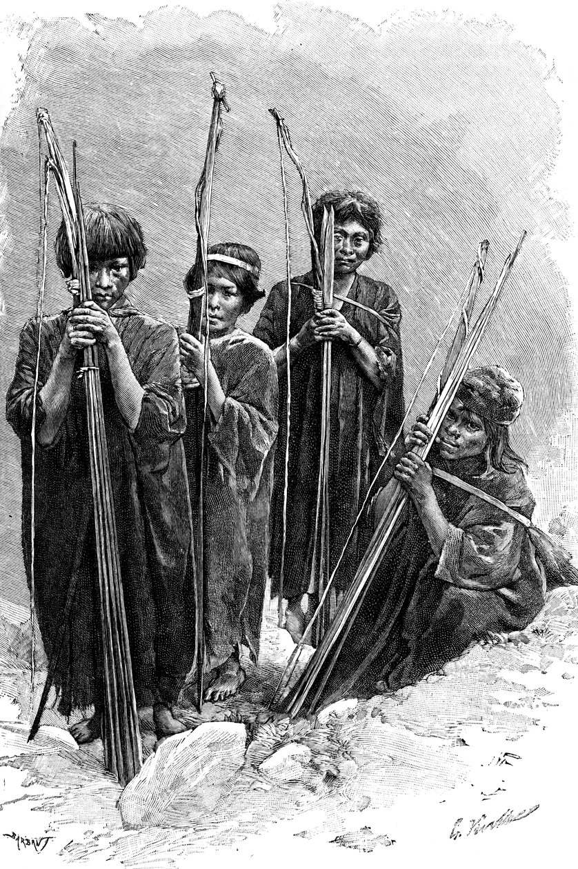 Grupa Antis Ashaninkas, Peru, 1895 autorstwa Unbekannt
