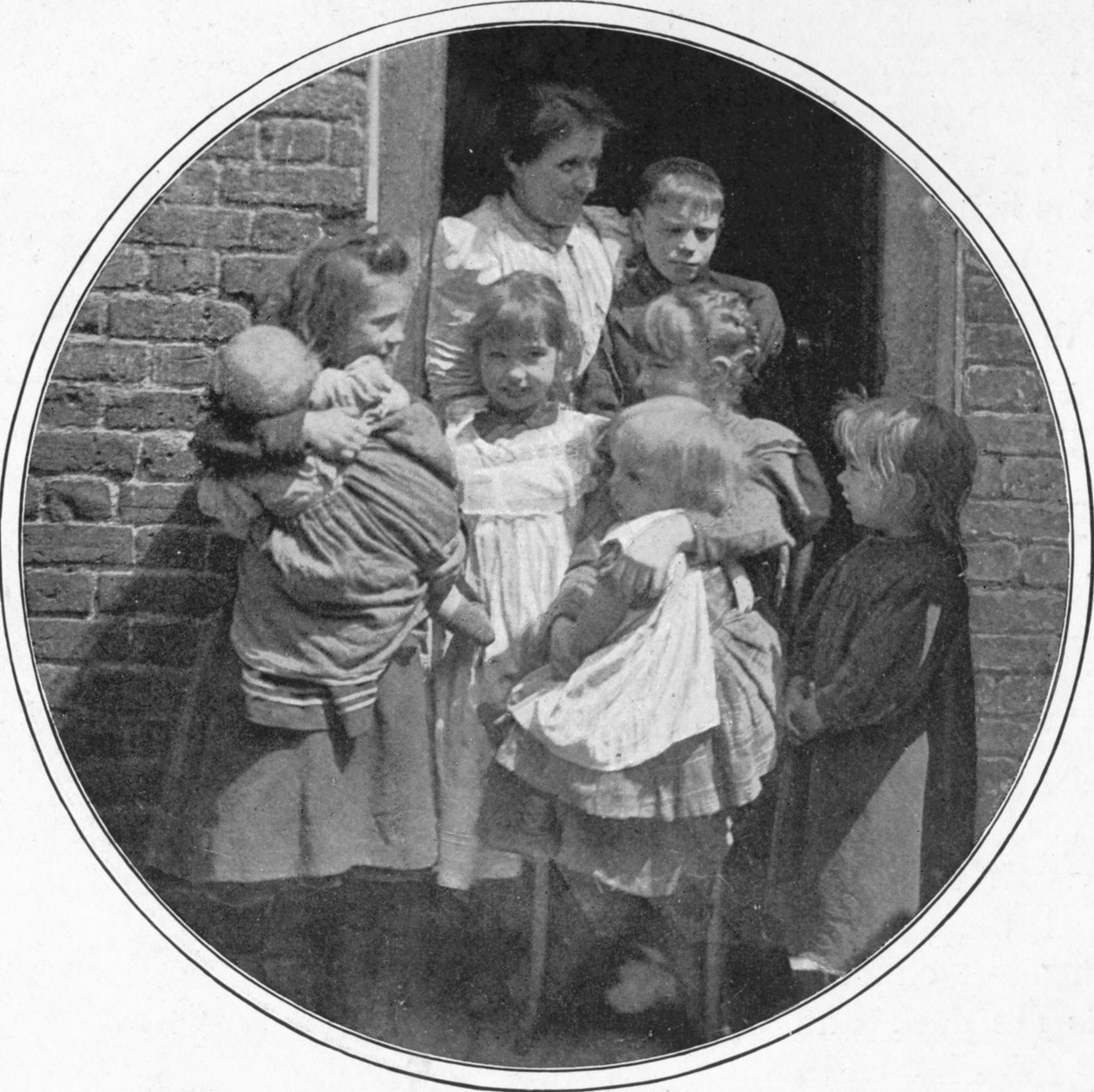 Szczęśliwa mała grupa, Londyn, ok. 1901 1901 autorstwa Unbekannt