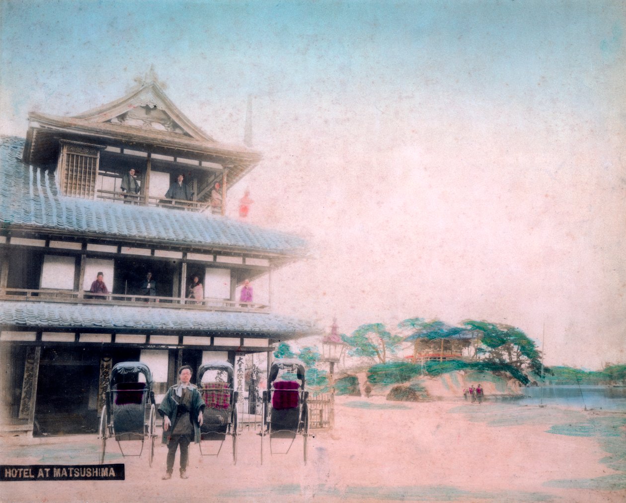 Hotel w Matsushima w prefekturze Miyagi w Japonii autorstwa Unbekannt