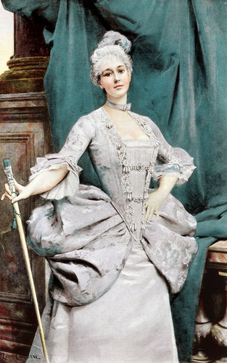 Pani z czasów Ludwika XV, 1889 autorstwa Unbekannt