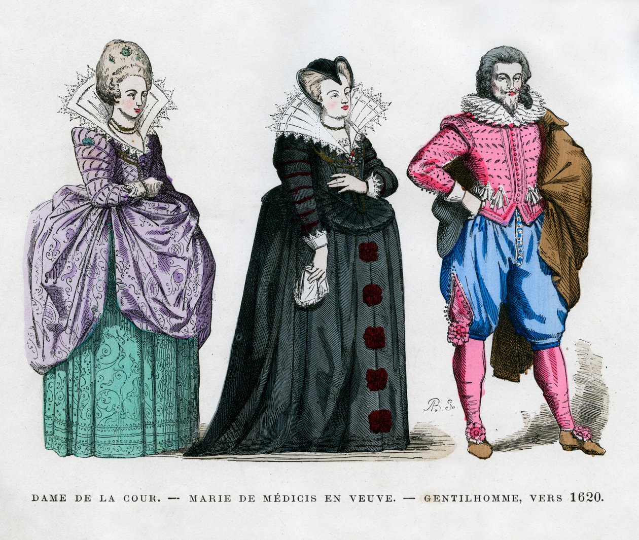 Dama dworska Maria de Medici jako wdowa i dżentelmen, ok. 1620 1882-1884 autorstwa Unbekannt