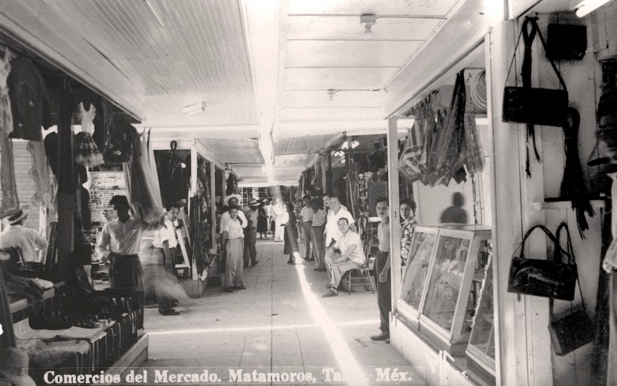 Rynek w Matamoros w Meksyku, ok. 1900 autorstwa Unbekannt