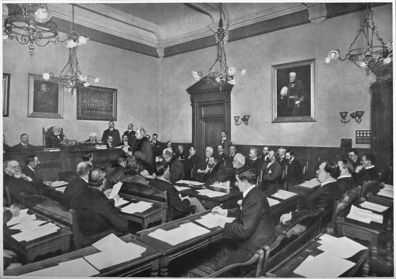 Posiedzenie Rady Gminy Hammersmith, ok. 1903 1903 r. autorstwa Unbekannt