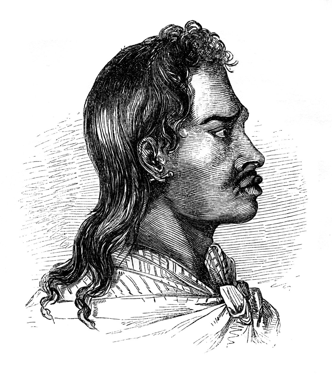 Pochodzący z Tahiti, 1848 autorstwa Unbekannt
