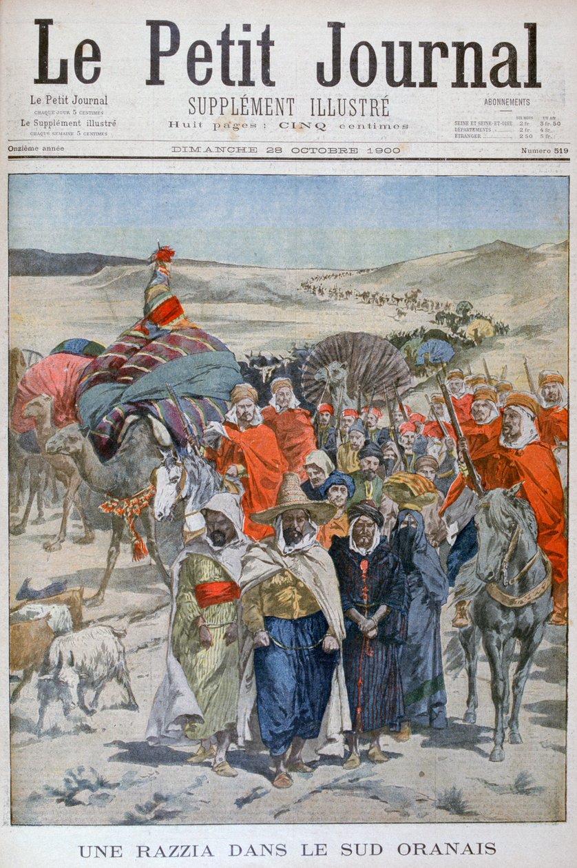 Obława w południowym Oranais, Algieria, 1900 autorstwa Unbekannt