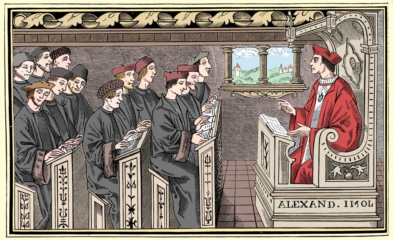 Szkoła, XVI w. 1849 r. autorstwa Unbekannt