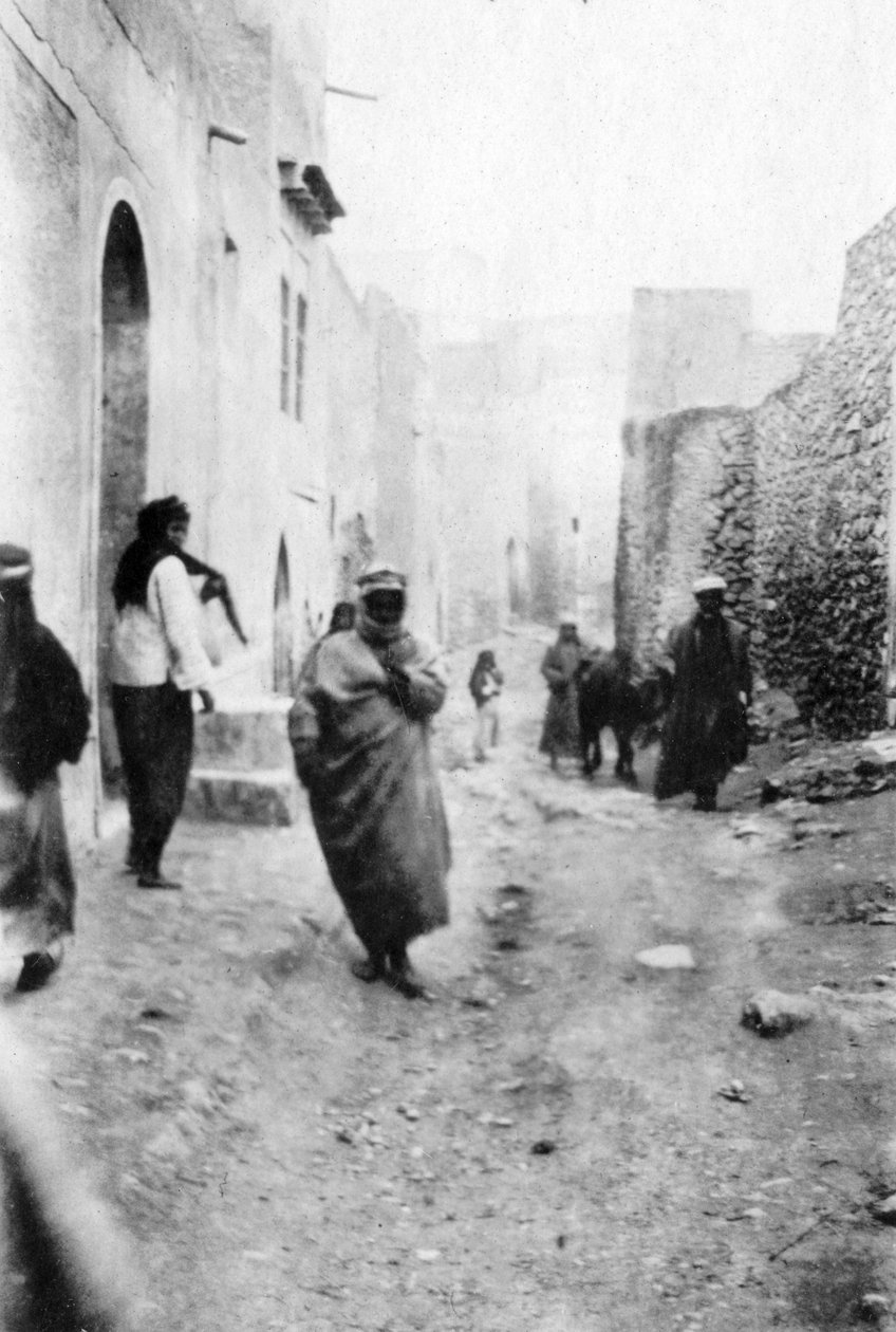 Ulica w Mosulu, Mezopotamia, 1918 autorstwa Unbekannt