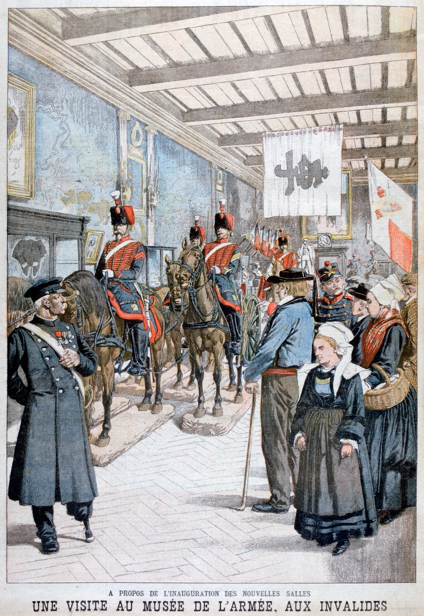Wizyta weteranów wojennych w Muzeum Wojska, 1903 autorstwa Unbekannt