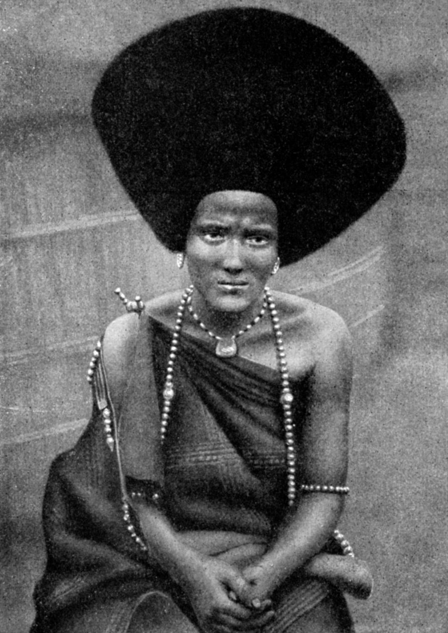 Kobieta z ludu Beja Nile lub Baggara, Etiopia, Afryka, 1922 autorstwa Unbekannt