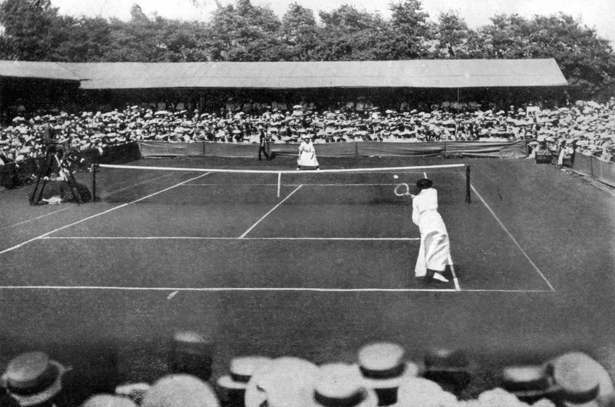 Finał kobiet na starym Wimbledonie, 1905 autorstwa Unbekannt