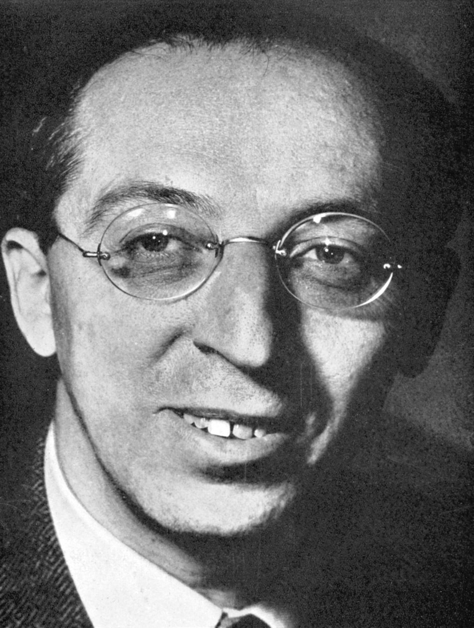 Aaron Copland 1900-1990, amerykański kompozytor autorstwa Unbekannt