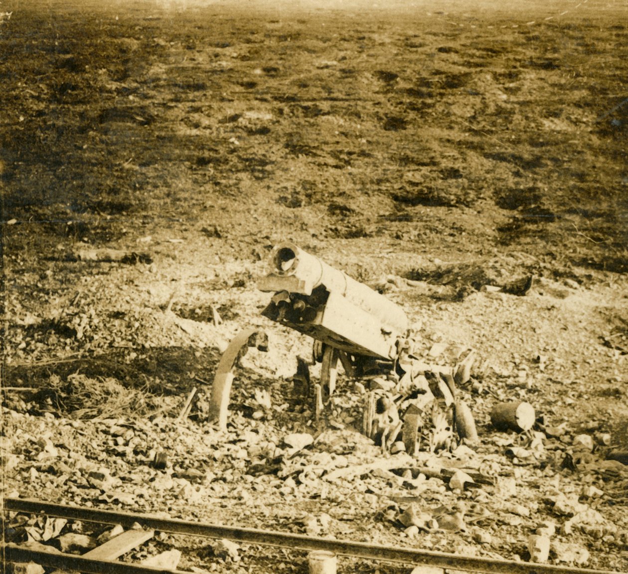 Opuszczone działo 155, c1914-c1918 autorstwa Unbekannt