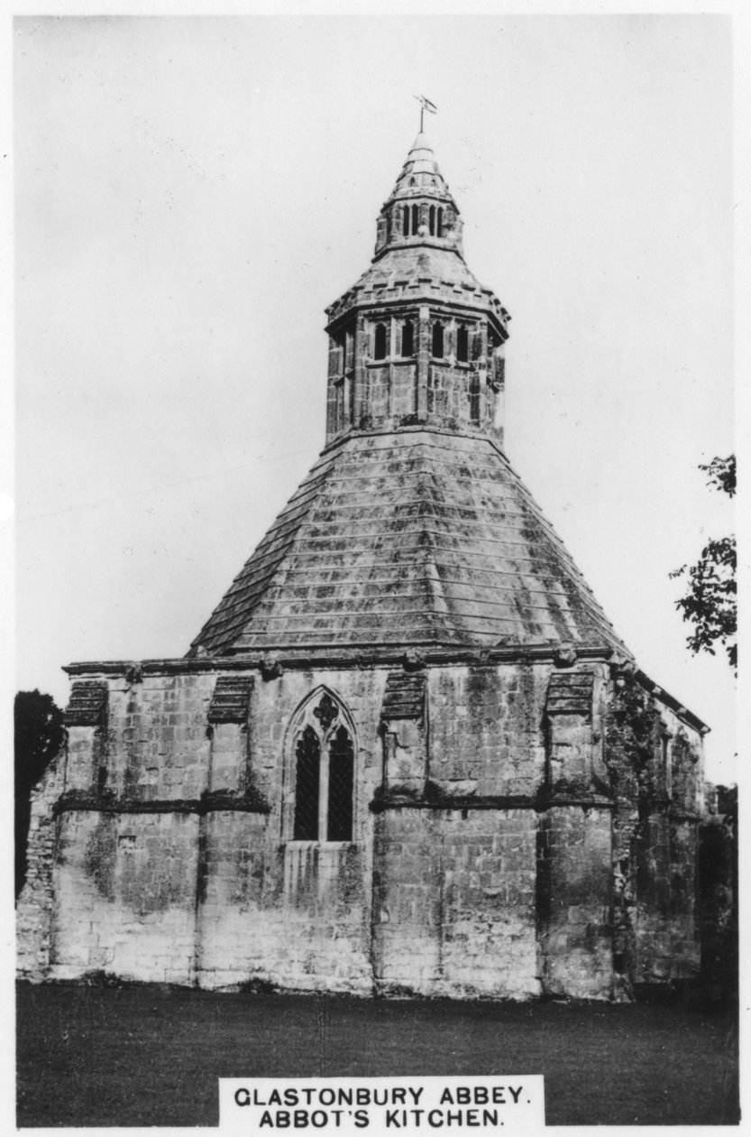 Kuchnia opatów, opactwo Glastonbury, 1936 autorstwa Unbekannt
