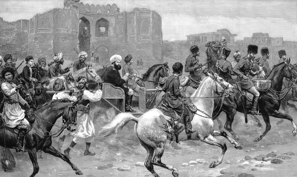Abdor Rahman Khan 1844-1901, władca Afganistanu 1880-1901, 1893 autorstwa Unbekannt