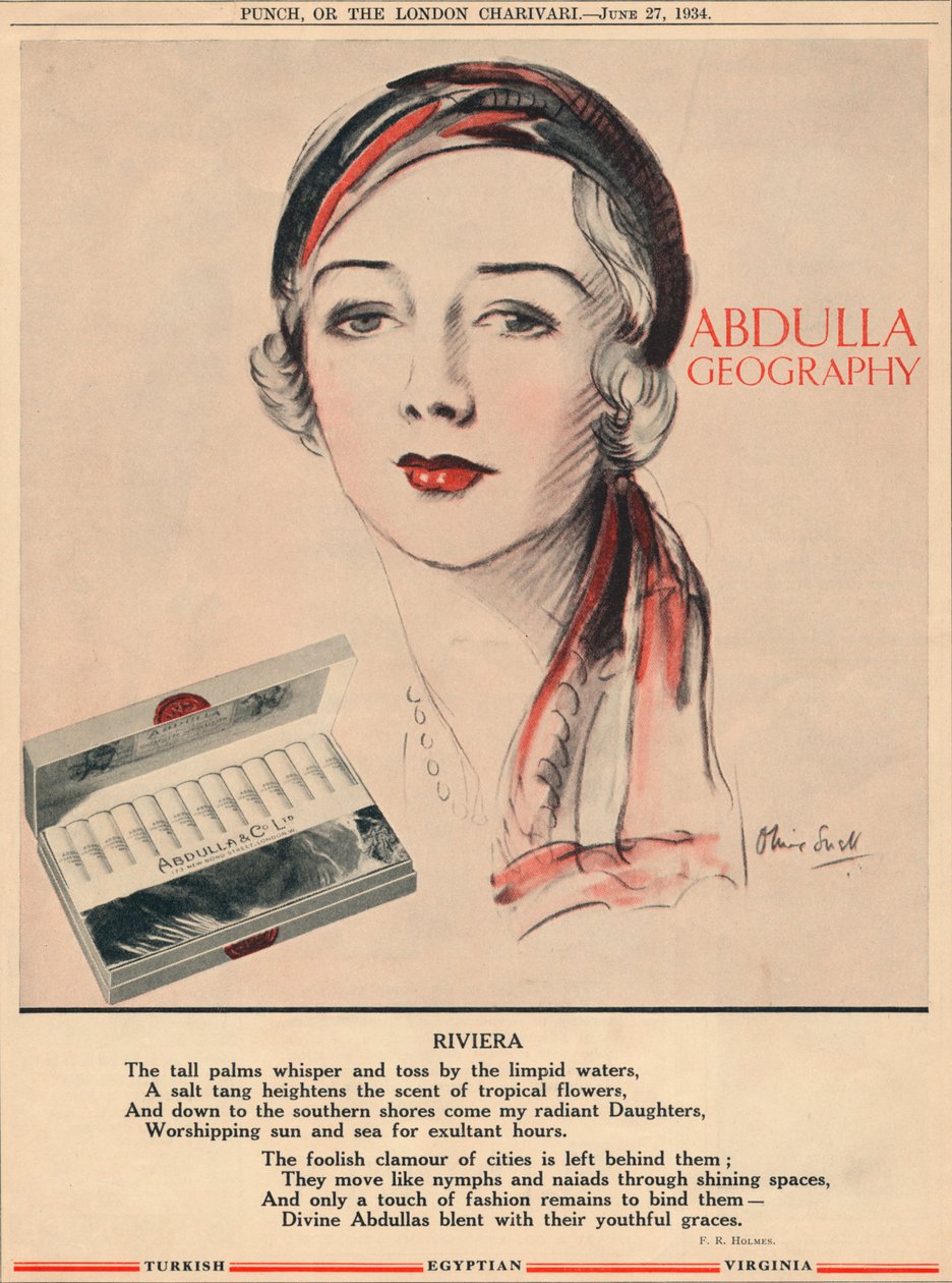 Geografia Abdulli - Riwiera, 1934 autorstwa Unbekannt