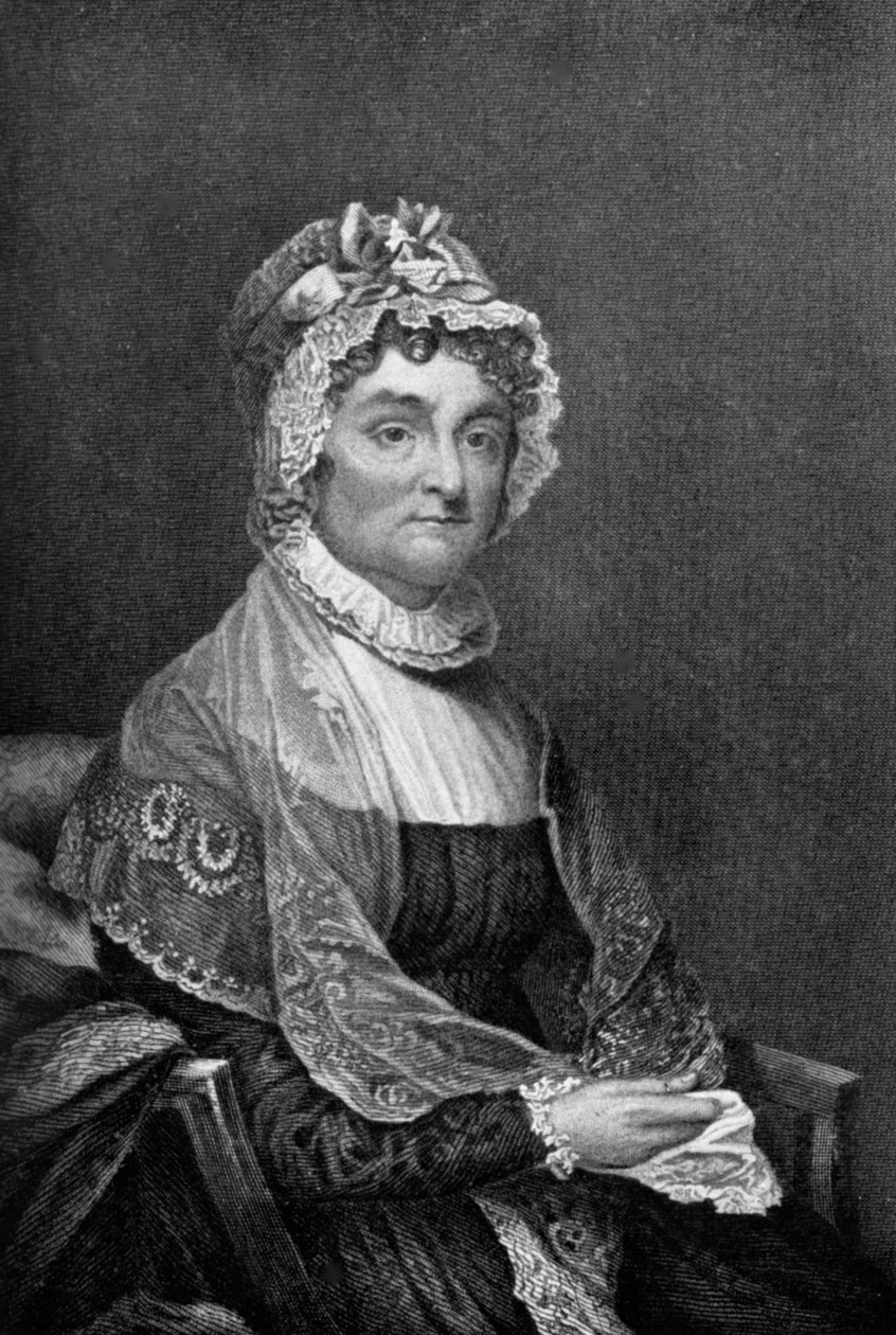 Abigail Adams 1744-1818, żona prezydenta Johna Adamsa, XVIII wiek 1908 autorstwa Unbekannt