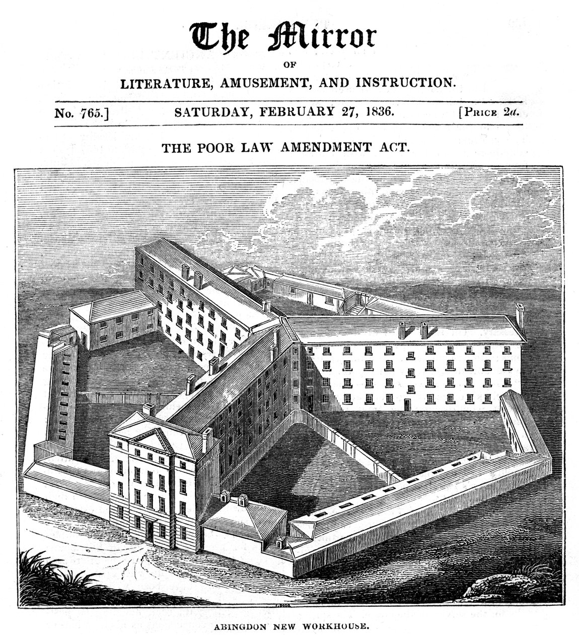 Abingdon Workhouse, Oxfordshire, zbudowany dla Związku Abingdon, 1836 autorstwa Unbekannt