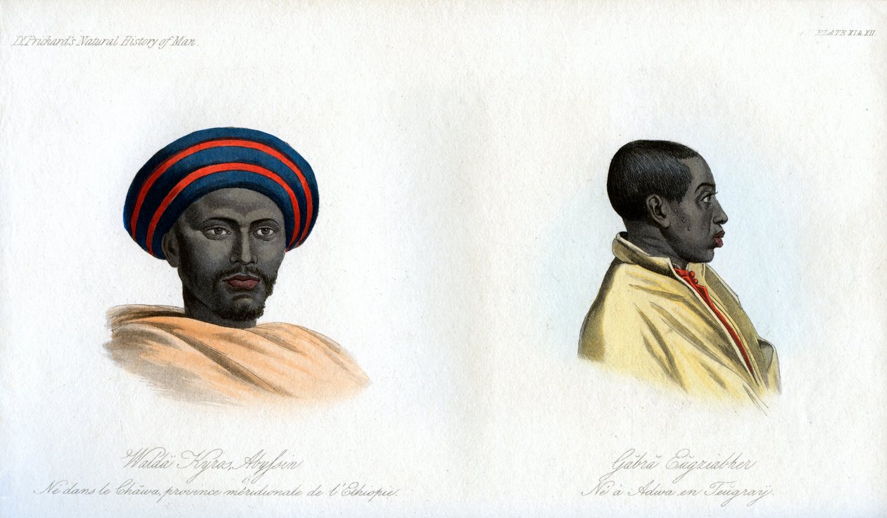 Portrety abisyńskie, 1848 autorstwa Unbekannt