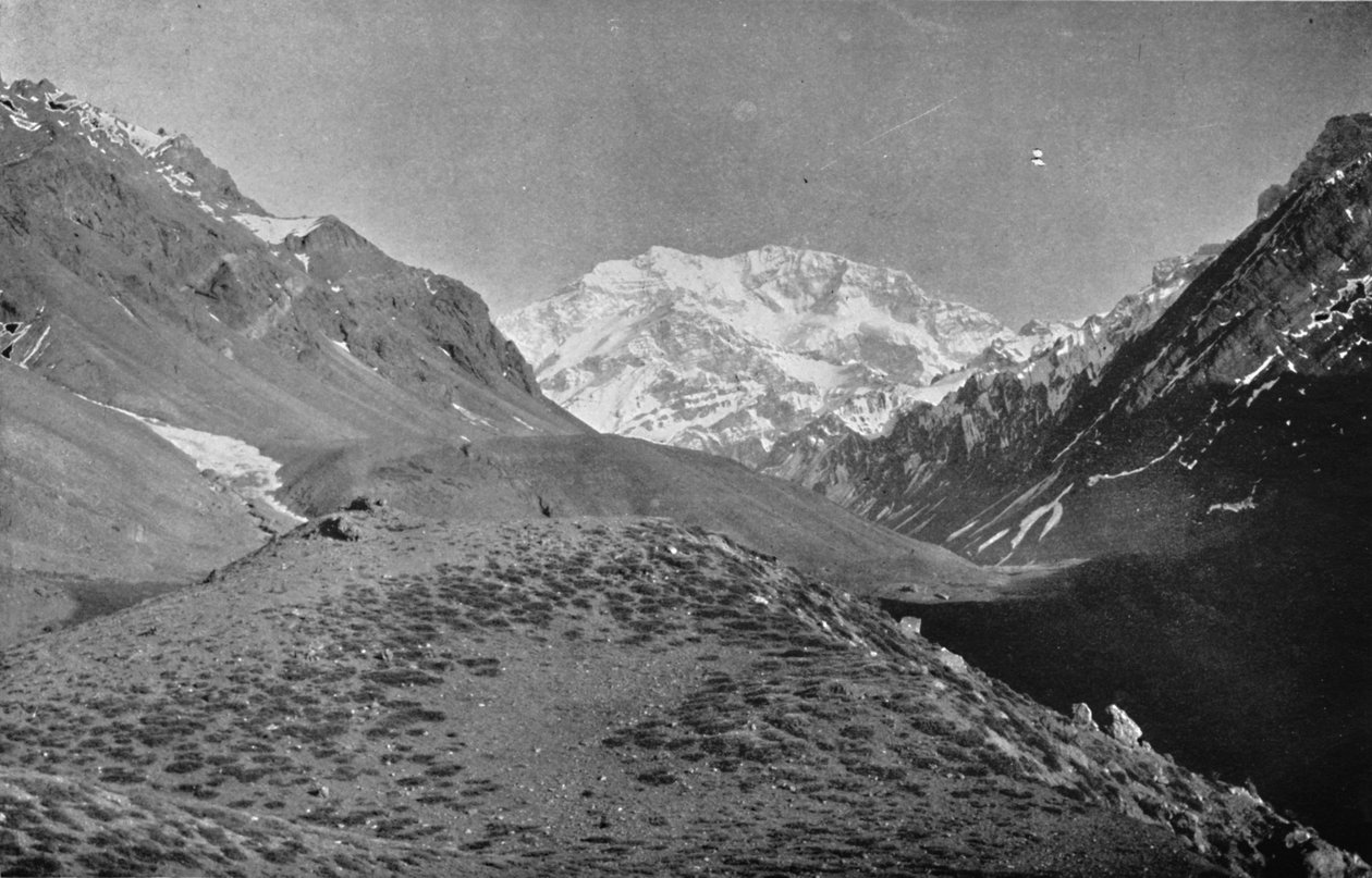 Aconcagua, w pobliżu drogi z Santiago do Mendozy, 1911 autorstwa Unbekannt