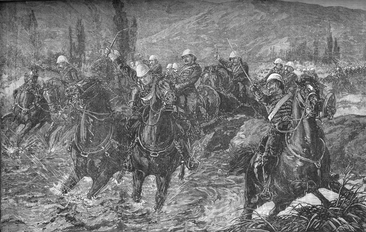 Akcja w dolinie Chardeh, 11 grudnia 1879, Próba ratowania broni, 1879, c1880 autorstwa Unbekannt