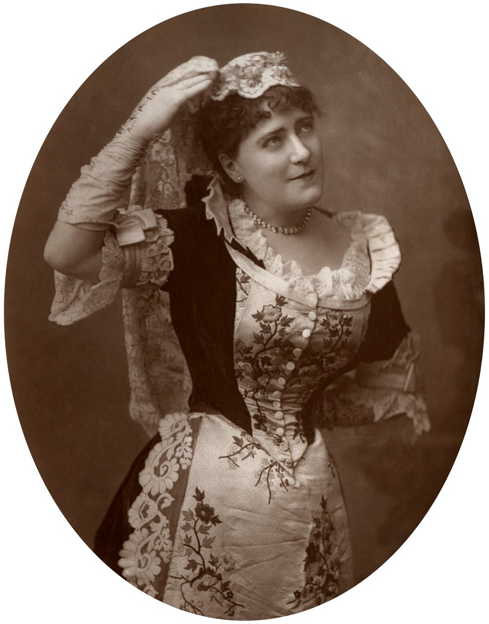 Ada Cavendish, brytyjska aktorka, 1882 autorstwa Unbekannt