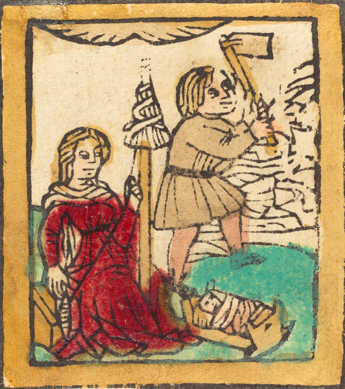 Adam i Ewa, ok. 1460. autorstwa Unbekannt